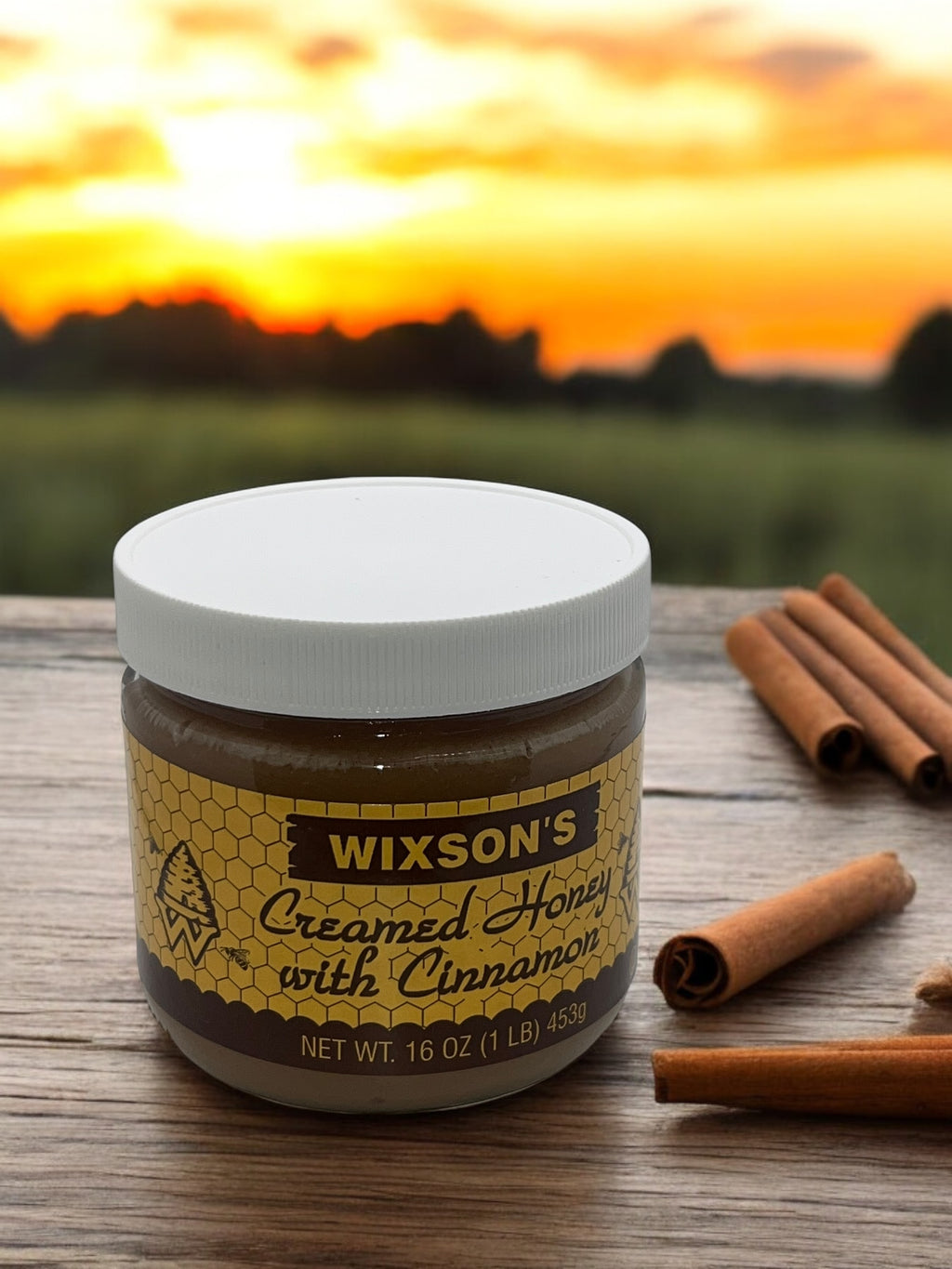 Raw Cinnamon Creamed Honey
