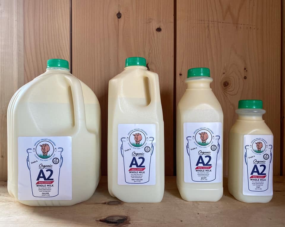 Organic A2 100% Grassfed Creamline Milk