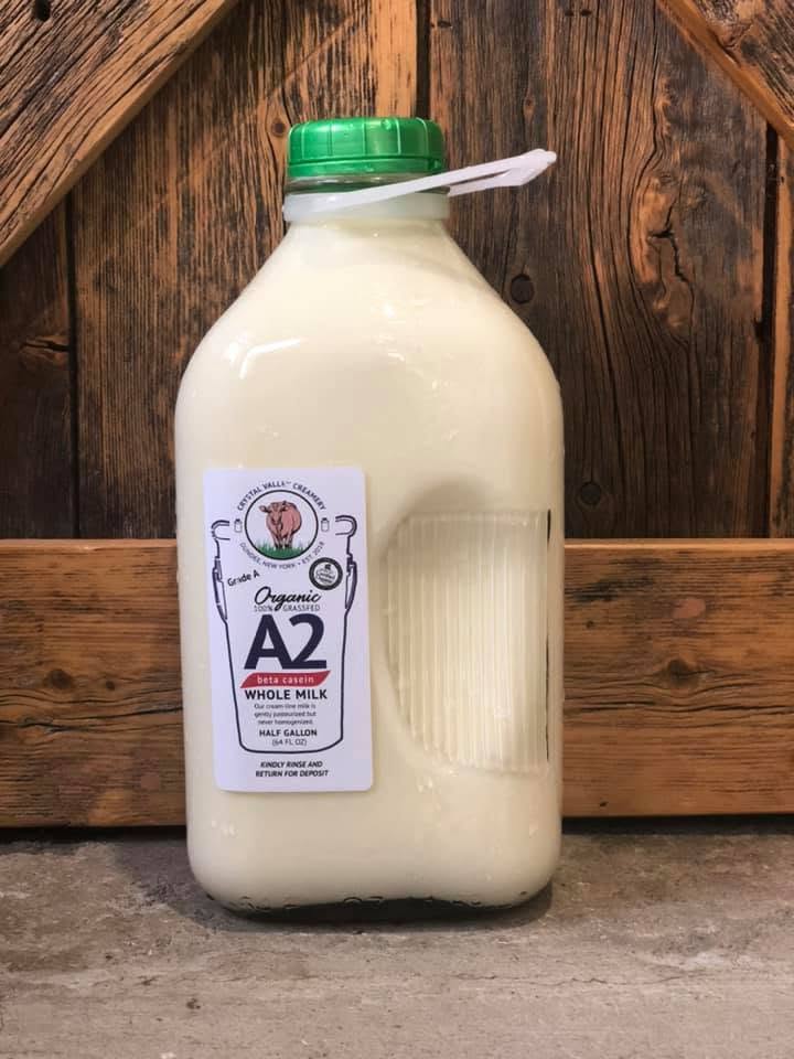 Organic A2 100% Grassfed Creamline Milk