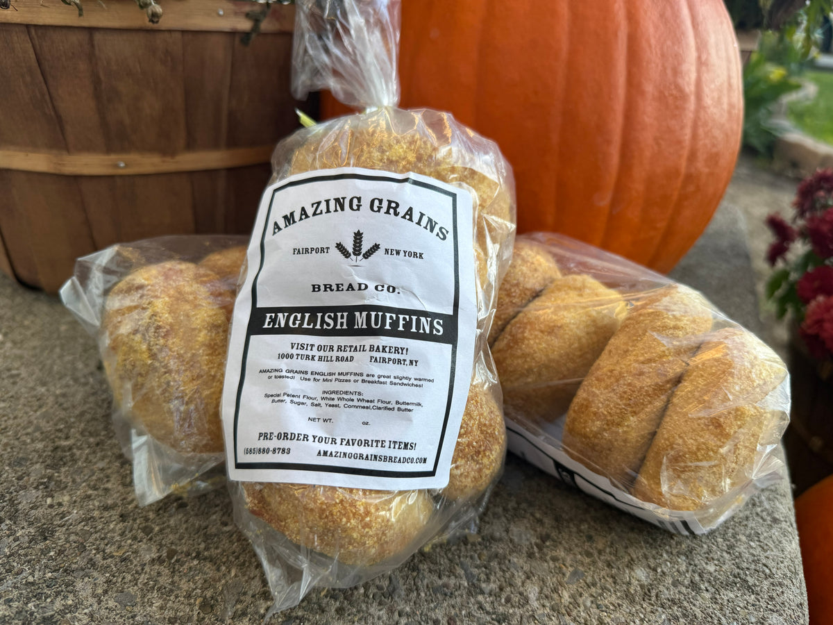 English Muffins (fresh to frozen)