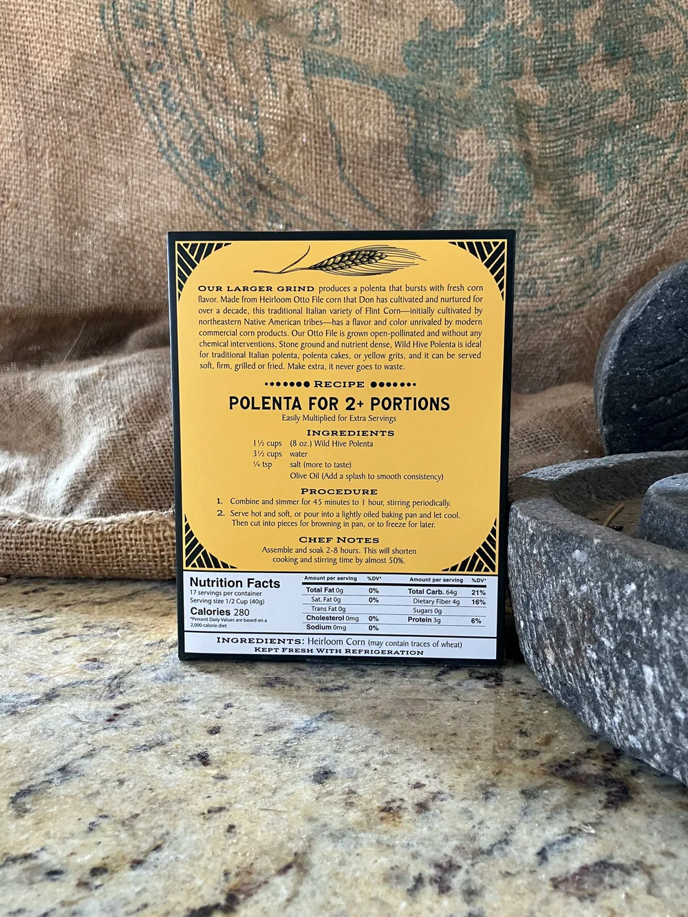 Otto File Heirloom Polenta