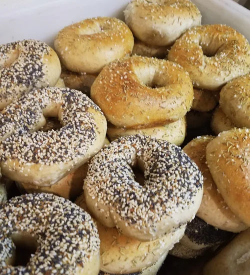 Sourdough Bagels