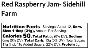 Red Raspberry Homemade Jam